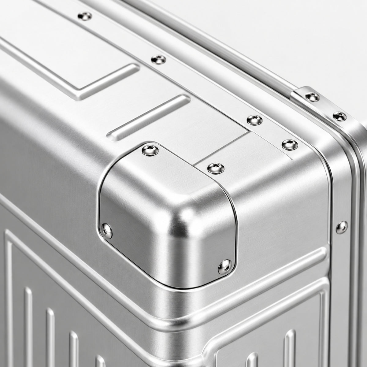 Valise Signature, détail des coins renforcés